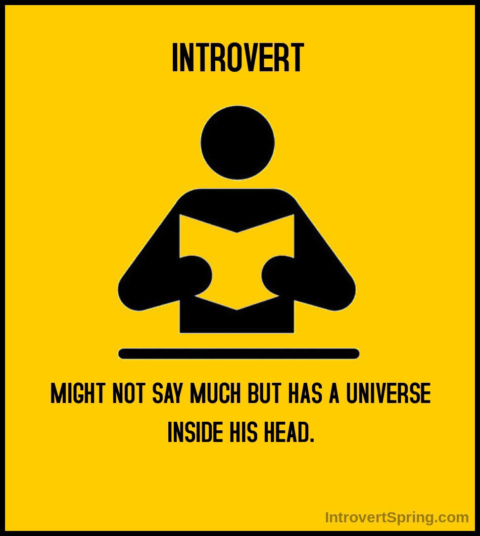 INTROVERT - Might Not Say Much But Has a Universe Inside His Head