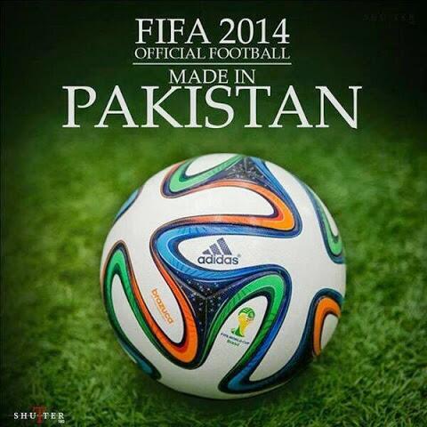 Football made in Pakistan