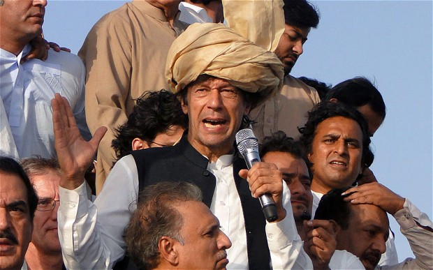 Imran Khan long march 2012 against drone strikes