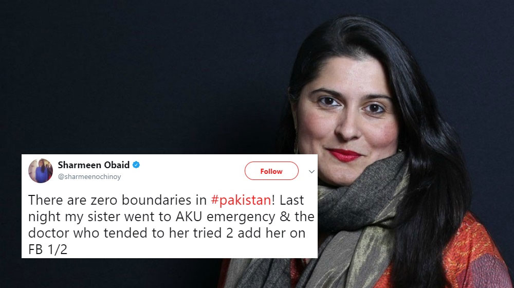 Sharmeen Obaid-Chinoy sexual harassment tweet