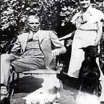 Quaid-e-Azam Muhammad Ali Jinnah shares a light moment with his daughter, Dina.