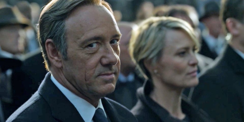 House of Cards, Kevin Spacey and Robin Wright