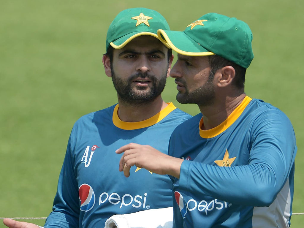 Ahmed Shehzad and Shoaib Malik Pakistani cricketers