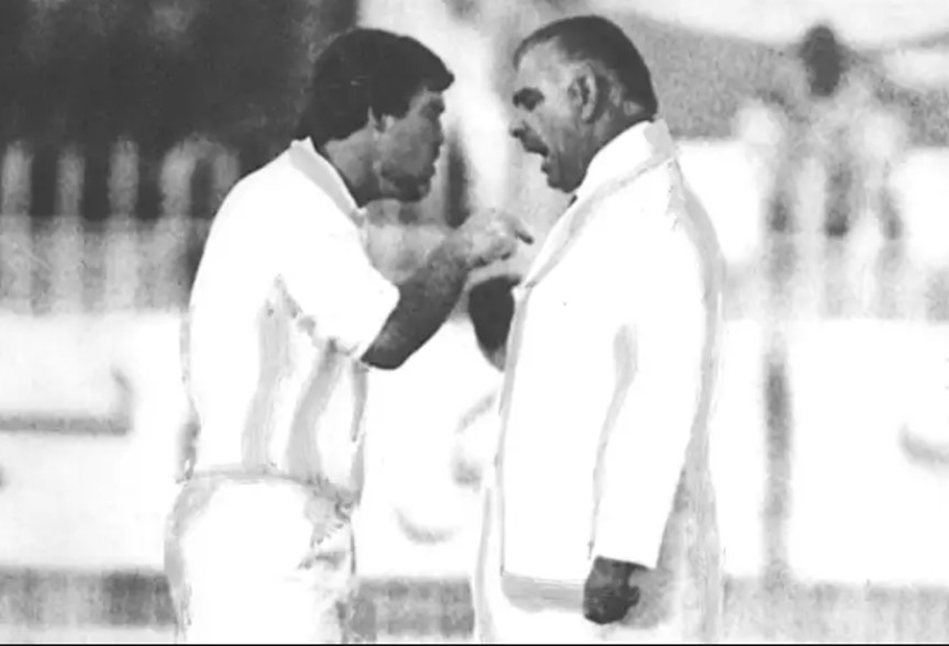 cricket quarrels Pak vs Eng Rana-Gatting