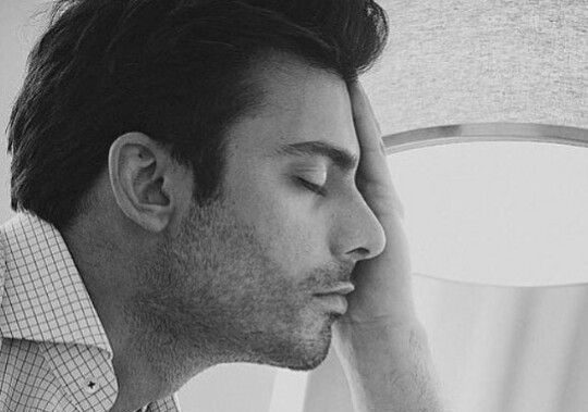 Fawad Khan sleeping