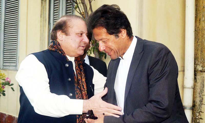 Nawaz Sharif and Imran Khan