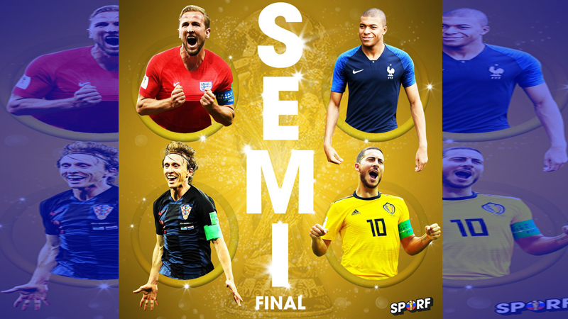 How The 2 Semi Finals Look Like At FIFA World Cup 2018