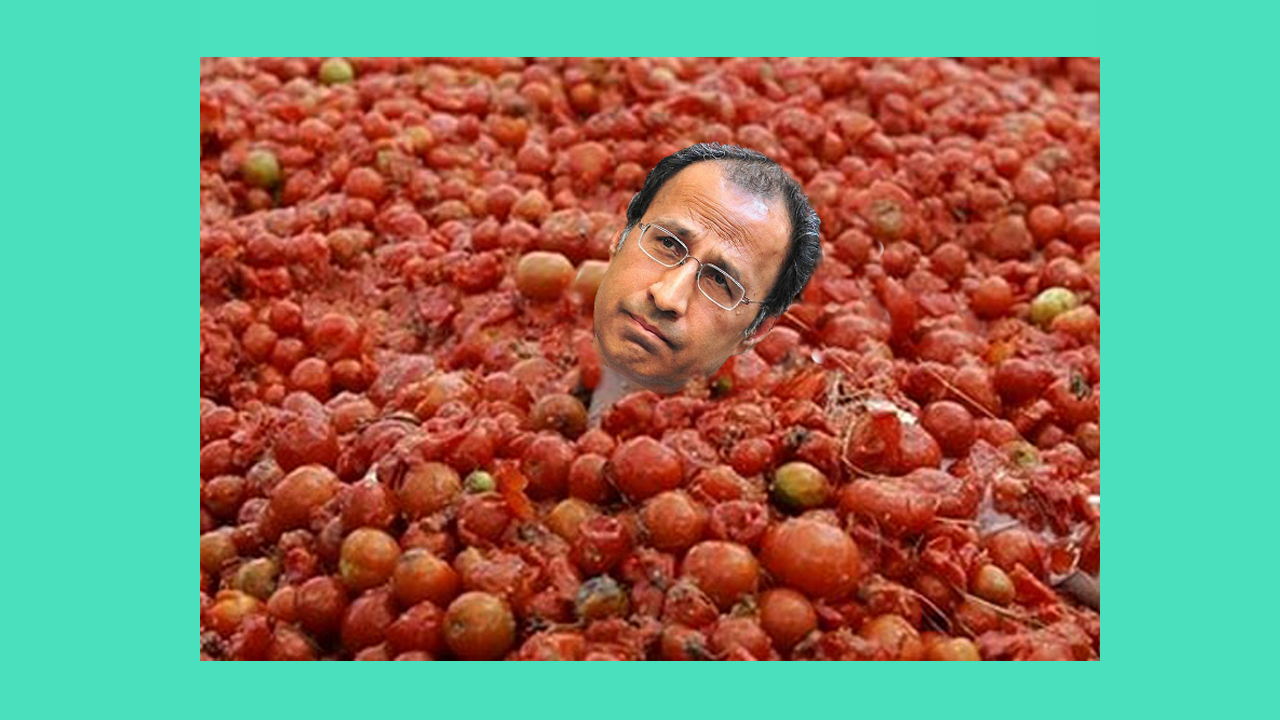 Hafeez Sheikh tomatoes