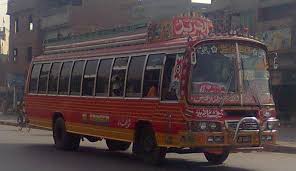 public transport van bus