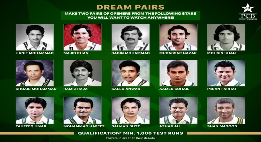 Pakistan's Dream Opening Pairs