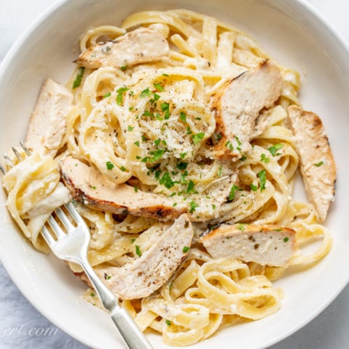 chicken alfredo pasta