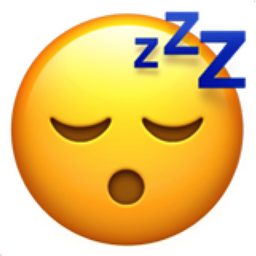 sleeping emoji