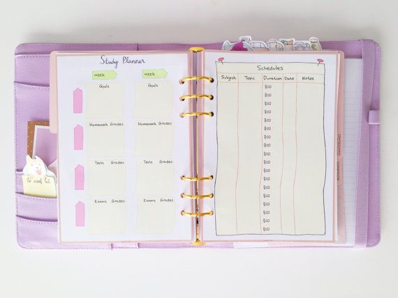 study planner