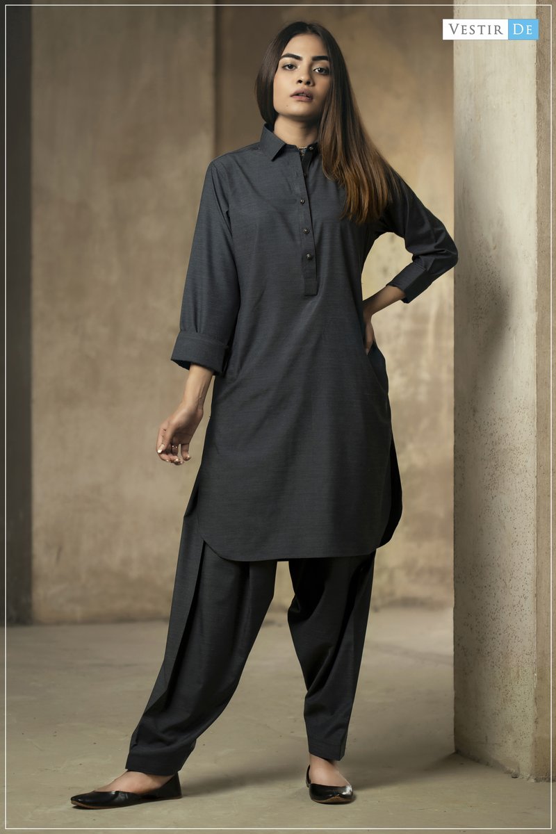 Black shalwar kameez