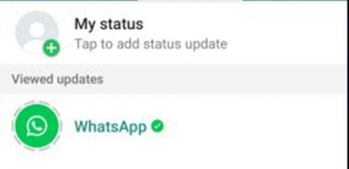 WhatsApp now on status