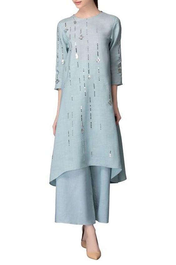 blue kurta