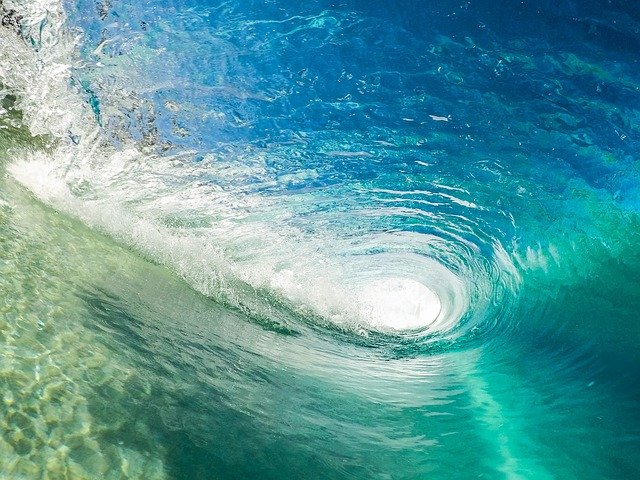 Surfing Waves/ Ocean Beach Water