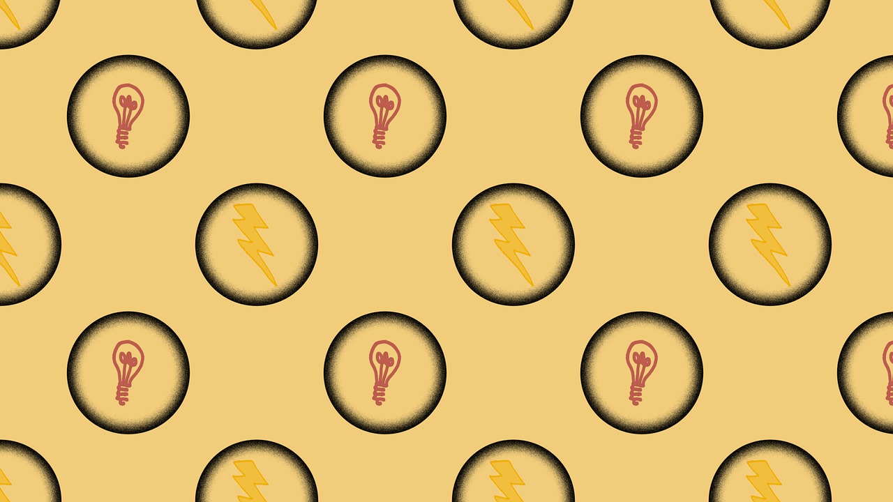 Light Bulb and Electricity Animated