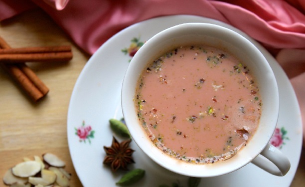 Gulabi Chai (Kashmiri Pink Tea)