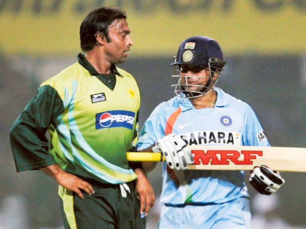 Shoaib Akhtar Sachin Tendulkar