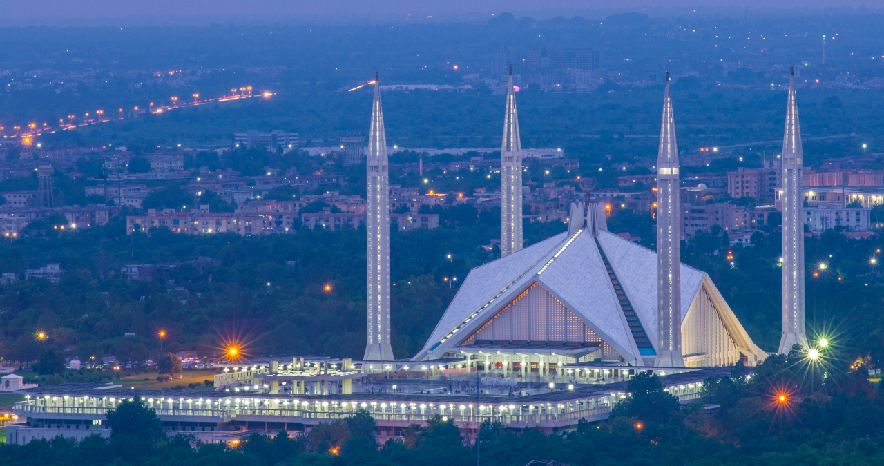 Faisal Masjid Aerial View Isamabad