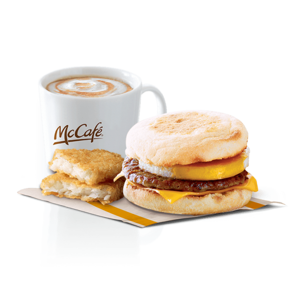 Chicken Sausage McMuffin With Egg