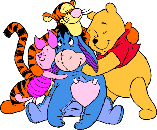 Winnie The Pooh and friends