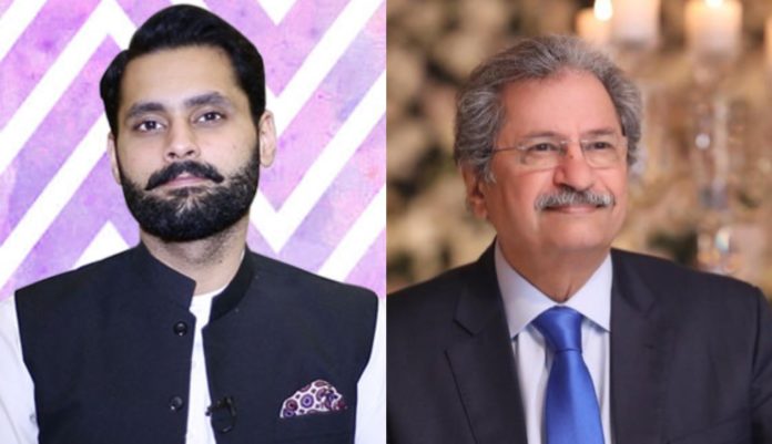 Shafqat Mahmood blocked Jibran Nasir