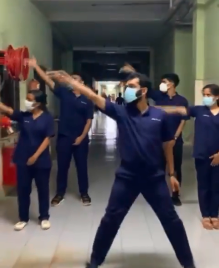 Indian Doctors dance
