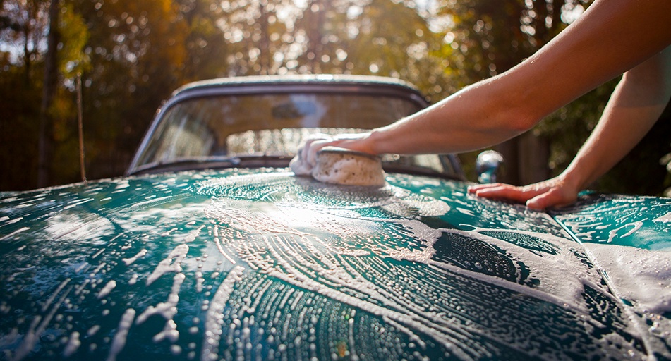 Wash the car