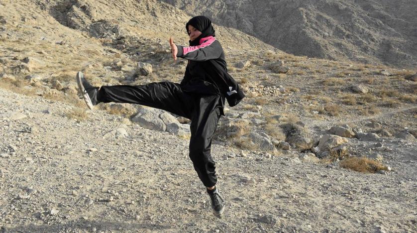 Hazara women learn martial arts