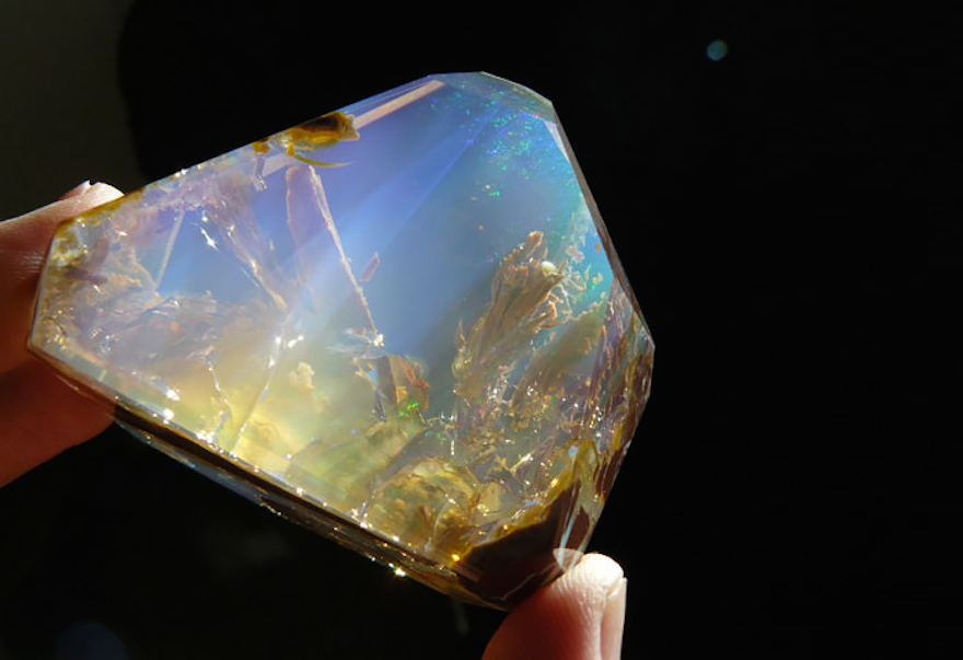 Ocean Inside Of An Opal