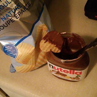 Salted Chips and Nutella