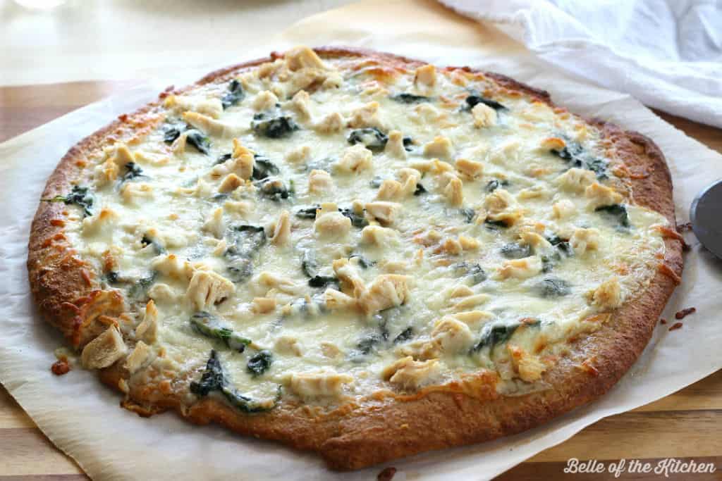 Chicken Alfredo Pizza