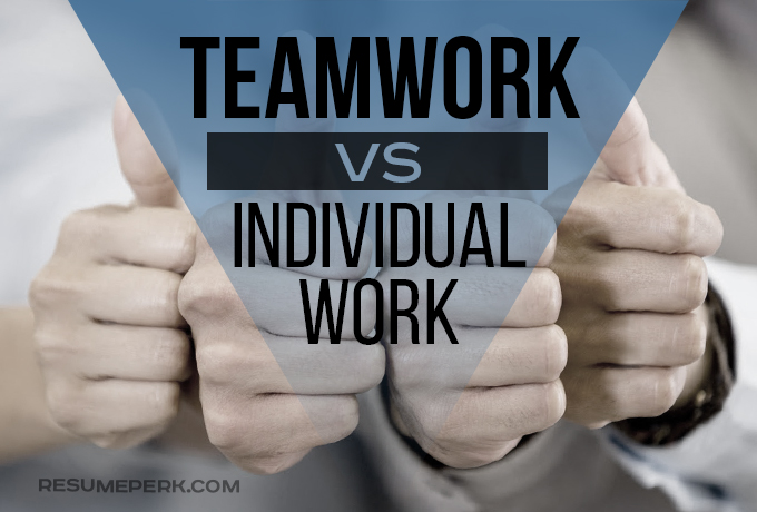 Working Alone or Working in a Team?
