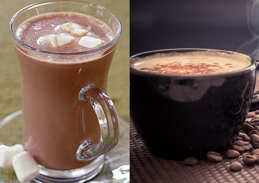 Hot chocolate or coffee?