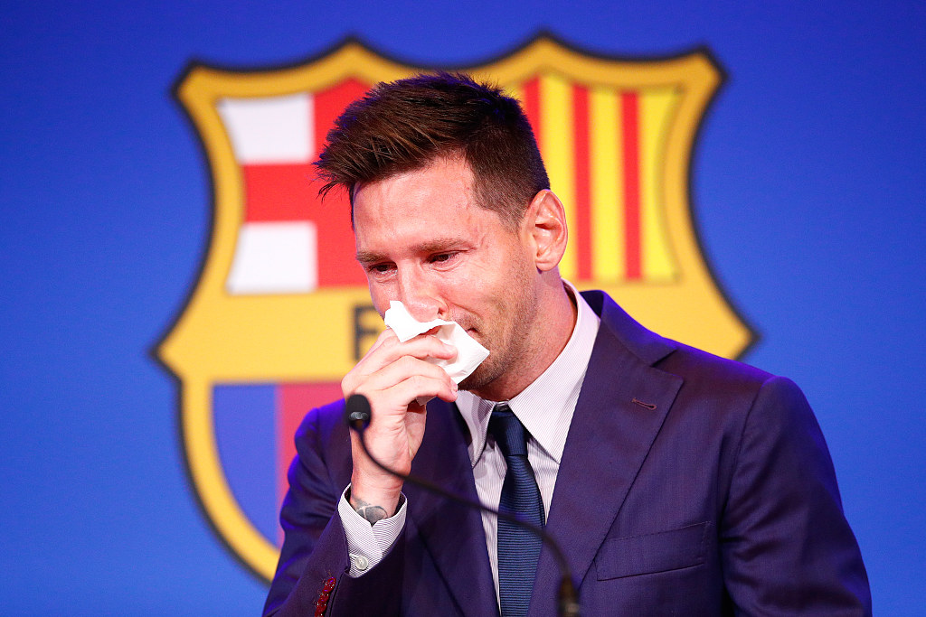 Lionel Messi Crying