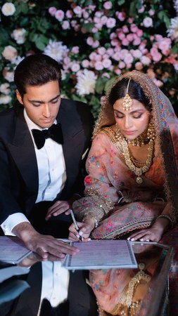 Ayesha's Nikah signing