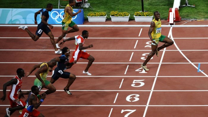 Usain Bolt 100-meter sprint