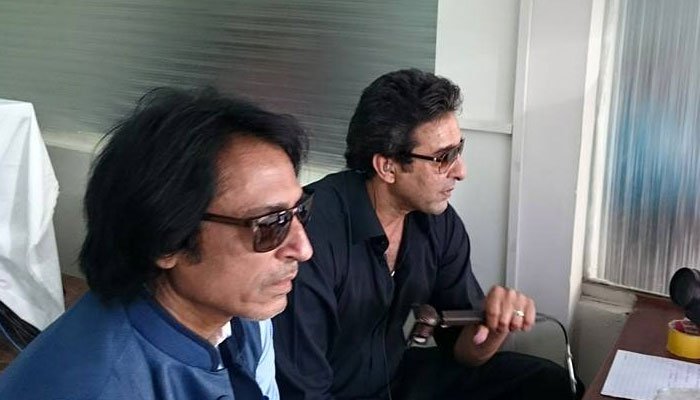 Wasim Akram Ramiz Raja, Voice of Pakistan Cricket 2022, #PakvsAus Wasim Akram Ramiz Raja, #PakvsWI Wasim Akram Hasan Ali, Ramiz Raja Matthew Hayden, Wasim Akram Ramiz Raja