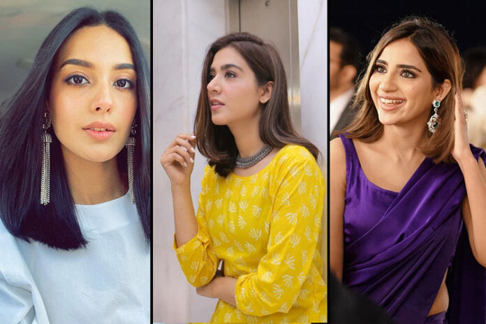 pakistani actresses in short hair