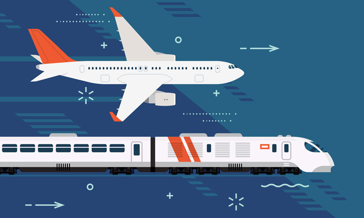 Train or Airplane?