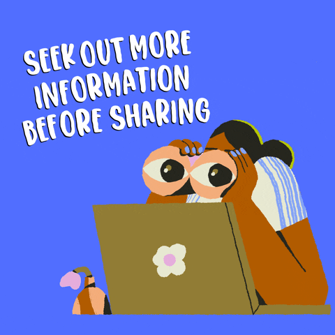 Verify before you share GIF